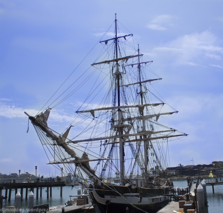 The Pilgrim, docked at Dana Point, CA